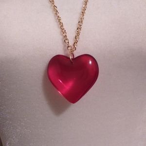 Large Heart Pendant Necklace